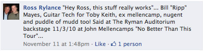 Ross Rylance guitar tech note